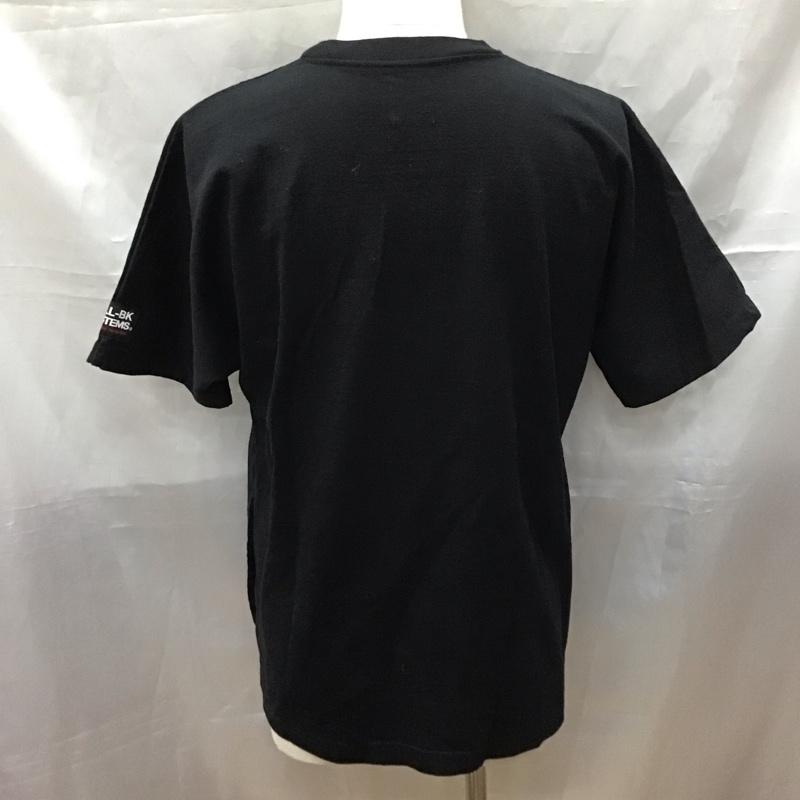 フルビーケー FULL-BK Tシャツ 半袖 90864398 半袖Tシャツ JohnsByJOHNNYコラボ 人類Tシャツ プリントTシャツ M ロゴ、文字 黒 / ブラック /  メンズ USED 古着 中古 10111676