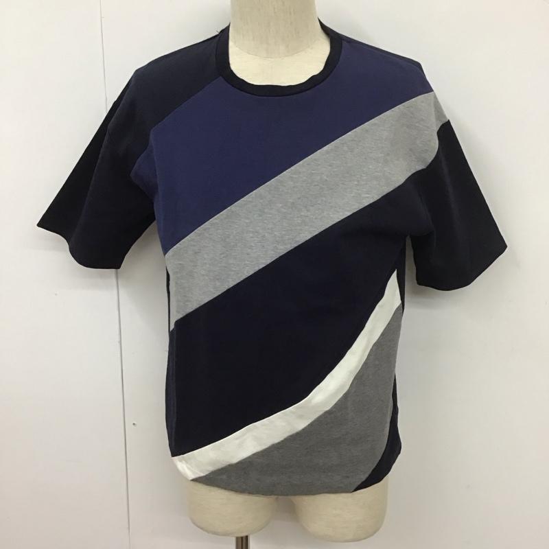 アデイインザライフ A Day in the Life Tシャツ 半袖 6217-699-1229 クルーネック S 無地 紺 / ネイビー / X 青 / ブルー / X 灰 / グレー /  メンズ USED 古着 中古 10111827