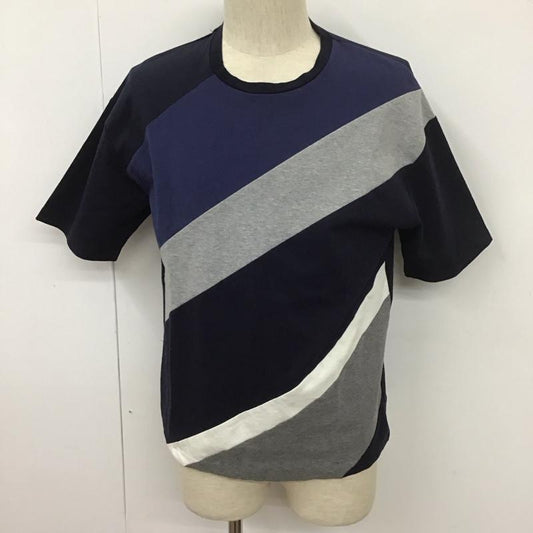 アデイインザライフ A Day in the Life Tシャツ 半袖 6217-699-1229 クルーネック S 無地 紺 / ネイビー / X 青 / ブルー / X 灰 / グレー /  メンズ USED 古着 中古 10111827