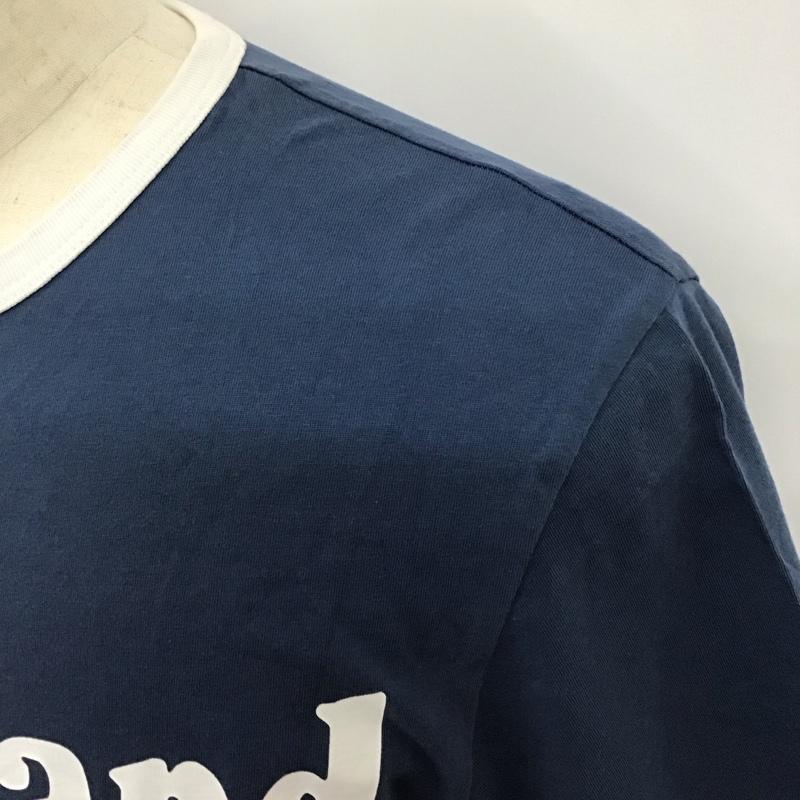 ティンバーランド Timberland Tシャツ 半袖 半袖カットソー プリントTシャツ クルーネックカットソー XL ロゴ、文字 紺 / ネイビー /  メンズ USED 古着 中古 10115290