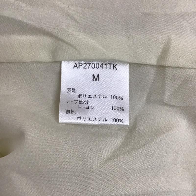 アパートバイローリーズ apart by lowrys ワンピース ひざ丈スカート AP270041TK 開襟 半袖 M 無地 黒 / ブラック / X アイボリー / アイボリー /  レディース USED 古着 中古 10119223