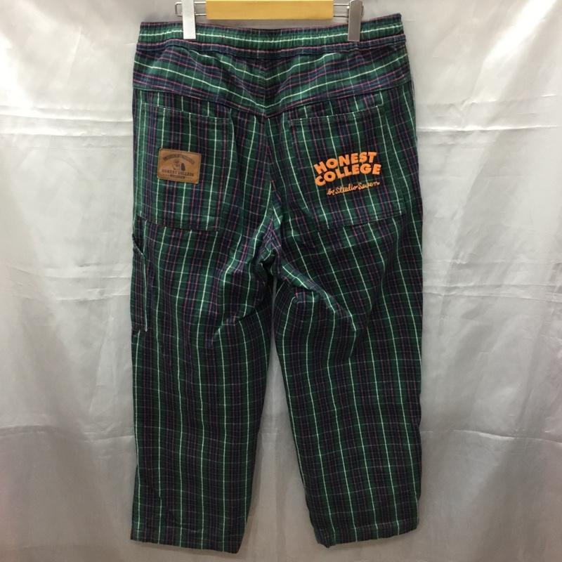 スタジオセブン STUDIO SEVEN パンツ ワークパンツ、ペインターパンツ 321-333204 GU XL チェック 緑 / グリーン / X 白 / ホワイト / X 紺 / ネイビー / X 赤 / レッド / X 黄 / イエロー /  メンズ USED 古着 中古 10111339