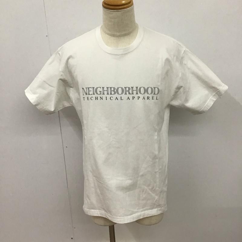 ネイバーフッド NEIGHBORHOOD Tシャツ 半袖 半袖カットソー プリントTシャツ クルーネックカットソー M ロゴ、文字 白 / ホワイト /  メンズ USED 古着 中古 10123759