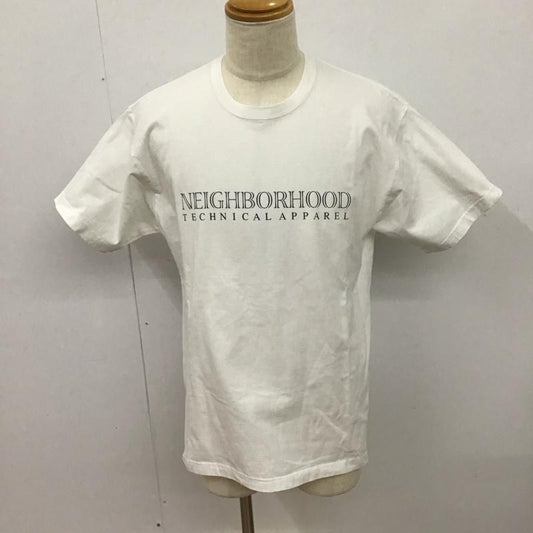 ネイバーフッド NEIGHBORHOOD Tシャツ 半袖 半袖カットソー プリントTシャツ クルーネックカットソー M ロゴ、文字 白 / ホワイト /  メンズ USED 古着 中古 10123759