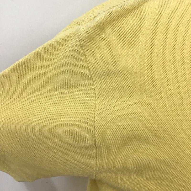 バズリクソンズ Buzz Rickson s ポロシャツ 半袖 半袖ポロシャツ カラーシャツ 半袖カットソー L ロゴ、文字 黄 / イエロー /  メンズ USED 古着 中古 10113105