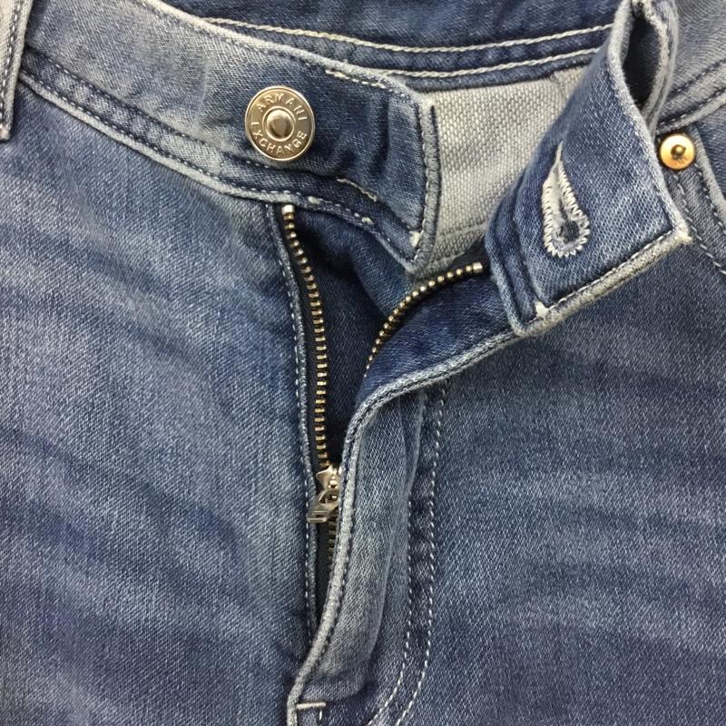 アルマーニエクスチェンジ ARMANI EXCHANGE パンツ デニム、ジーンズ デニムパンツ スリムパンツ ストレッチパンツ ジーンズ 34インチ 無地 インディゴ / インディゴ /  メンズ USED 古着 中古 10120098