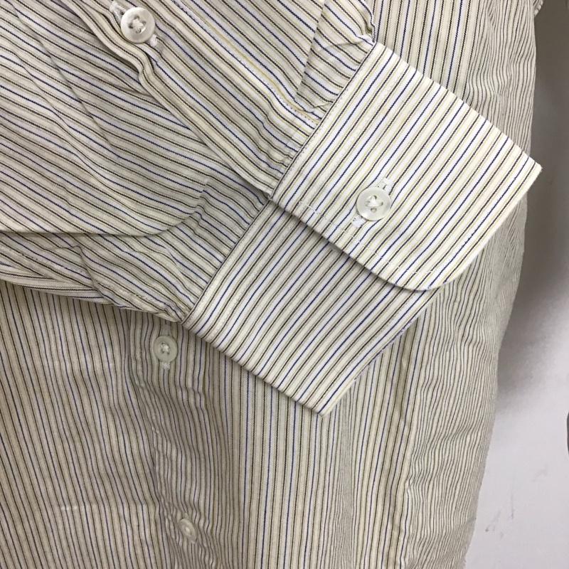 ジバンシィ GIVENCHY シャツ、ブラウス 長袖 90s 90年代 コットン リネン ストライプ マルチカラー / マルチカラー /  メンズ USED 古着 中古 10118092