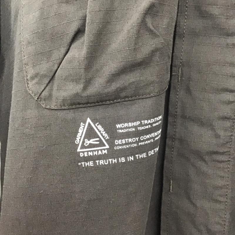 デンハム DENHAM シャツ、ブラウス 長袖 S 無地 茶 / ブラウン /  メンズ USED 古着 中古 10133342