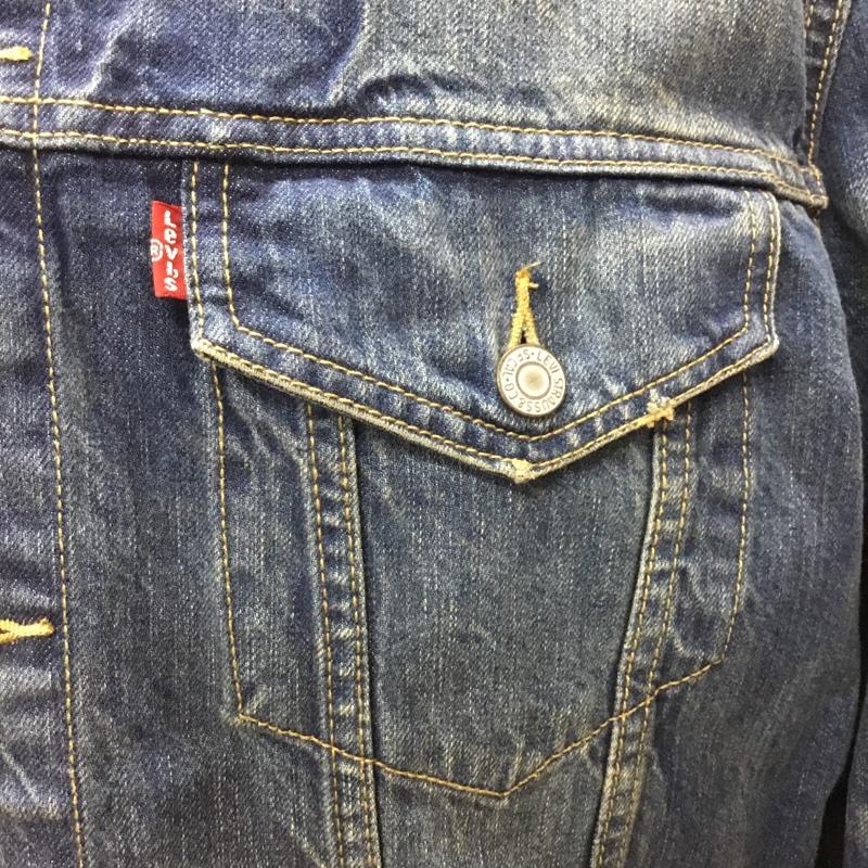リーバイストラウスアンドコー Levi Strauss & co. ジャケット、上着 ジャケット、ブレザー デニムジャケット カラージャケット 長袖ジャケット Gジャン XL 無地 インディゴ / インディゴ /  メンズ USED 古着 中古 10112481