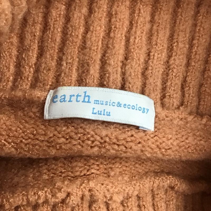 アースミュージックアンドエコロジー earth music&ecology ニット、セーター 長袖 17164CB0140 タートルネック フリル FREE  桃 / ピンク /  レディース USED 古着 中古 10118223