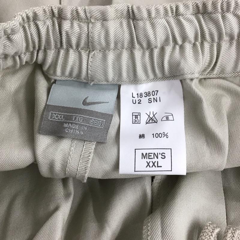 ナイキ NIKE パンツ ショートパンツ ショートパンツ ハーフパンツ カジュアルパンツ 00s deadstock XXL ロゴ、文字 アイボリー / アイボリー /  メンズ USED 古着 中古 10149715