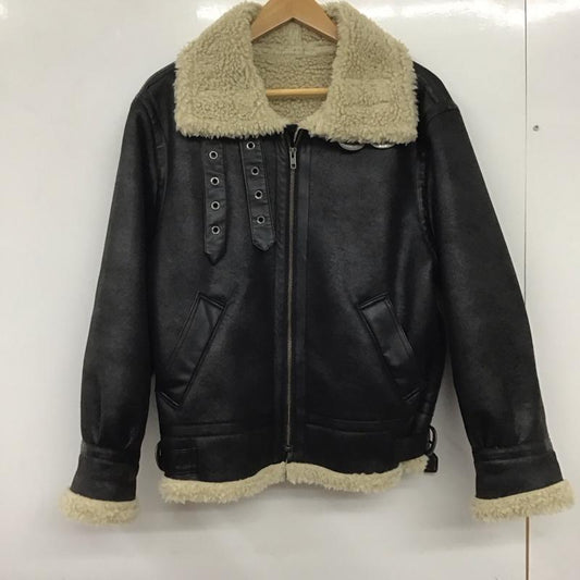 アングリッド Ungrid ジャケット、上着 ジャンパー、ブルゾン 112150236601 フェイクムートンボアブルゾン S 無地 黒 / ブラック /  レディース USED 古着 中古 10136448