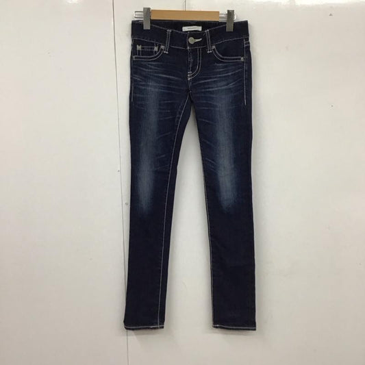 マウジー MOUSSY パンツ デニム、ジーンズ 0109ac12-1500-2 NYLONfitStraightSlim デニムパンツ ストレッチパンツ 無地 インディゴ / インディゴ /  レディース USED 古着 中古 10119051