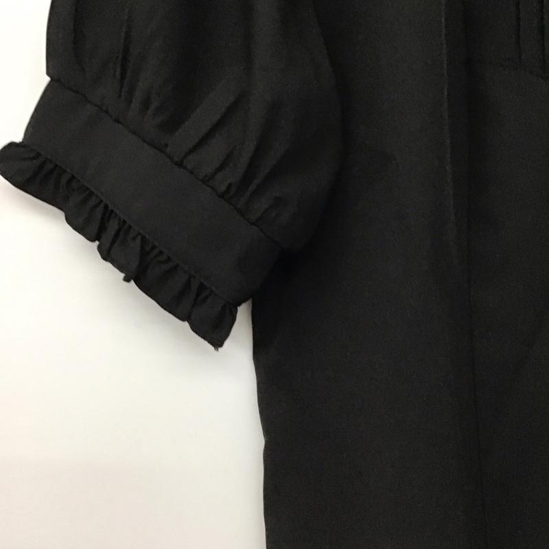 アクシーズファム axes femme シャツ、ブラウス 半袖 FREE 無地 黒 / ブラック /  レディース USED 古着 中古 10142924