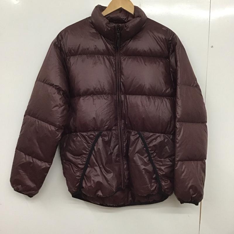 ギャップ GAP ジャケット、上着 ジャンパー、ブルゾン ジップアップジャケット ナイロンジャケット アウター ダウンジャケット L 無地 えんじ / ワインレッド /  メンズ USED 古着 中古 10139686