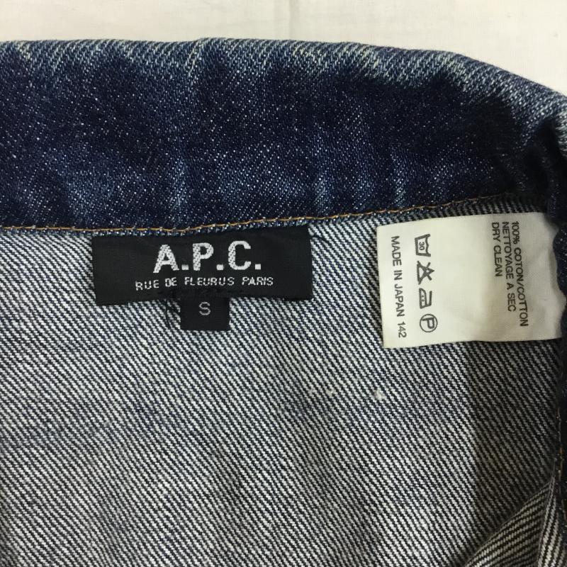 アーペーセー A.P.C. ジャケット、上着 ジャケット、ブレザー D-TK447 S 無地 インディゴ / インディゴ /  メンズ USED 古着 中古 10141447