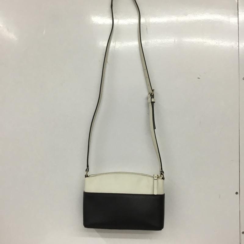 ケイトスペード Kate Spade ショルダーバッグ ショルダーバッグ バイカラー 2トーン ロゴ、文字 白 / ホワイト / X 黒 / ブラック /  レディース USED 古着 中古 10138852