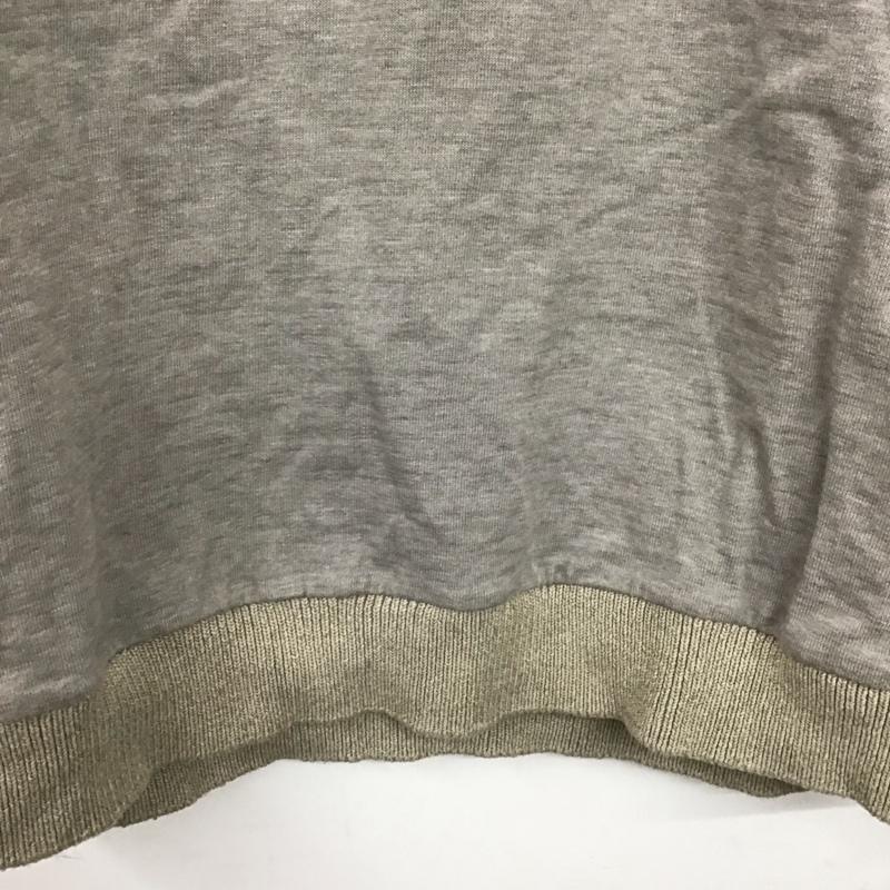 ジュンハシモト junhashimoto カットソー 長袖 1101910033 コットン コンビネーションクルー 5 無地 灰 / グレー /  メンズ USED 古着 中古 10144727