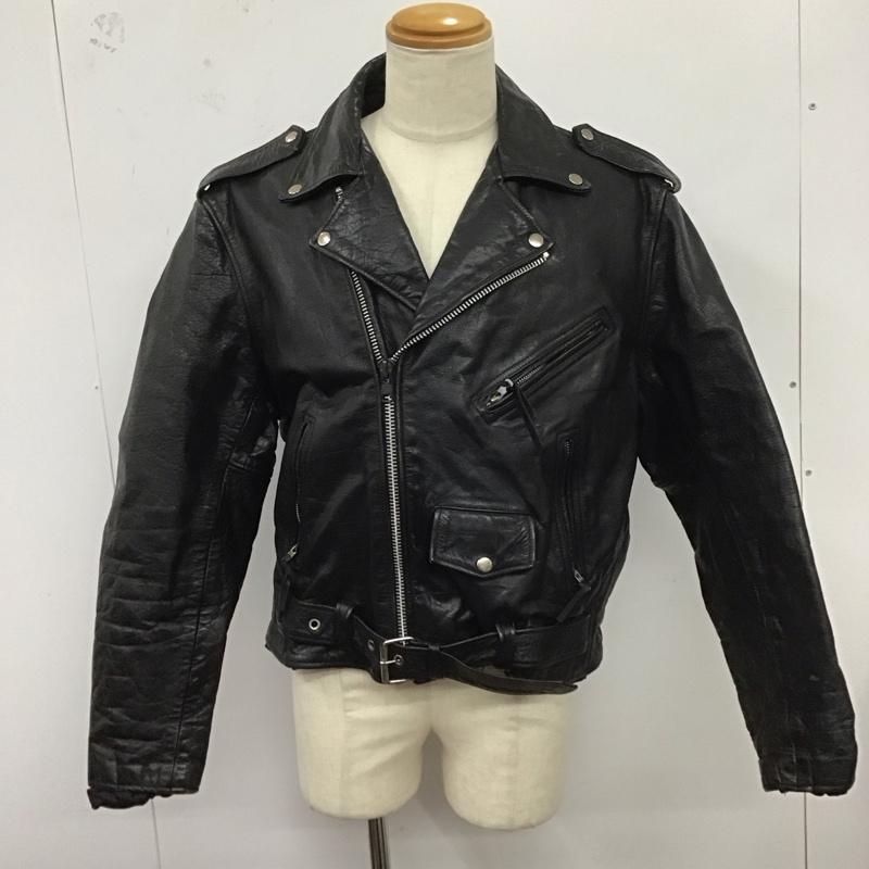 古着 USED ジャケット、上着 レザージャケット FMC 46 無地 黒 / ブラック /  メンズ USED 古着 中古 10124532