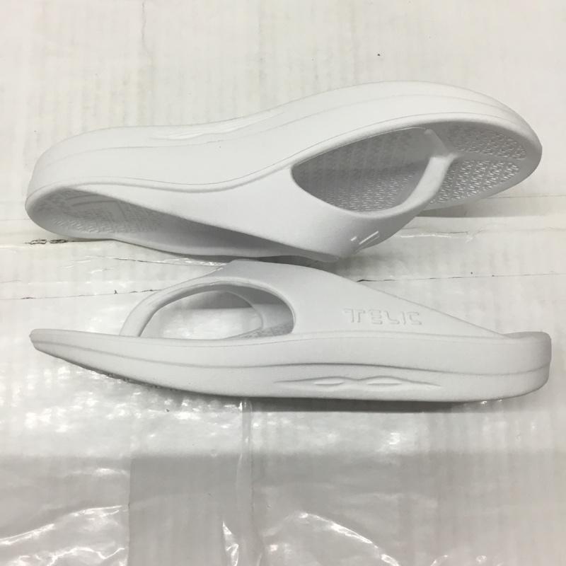 テリック TELIC サンダル サンダル FLIP FLOP 25.5-26 M 無地 白 / ホワイト /  メンズ USED 古着 中古 10122333