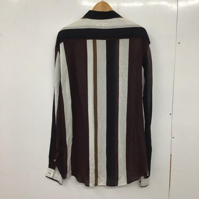 ザラ ZARA シャツ、ブラウス 長袖 長袖シャツ ストライプシャツ カラーシャツ L ストライプ マルチカラー / マルチカラー /  メンズ USED 古着 中古 10139701