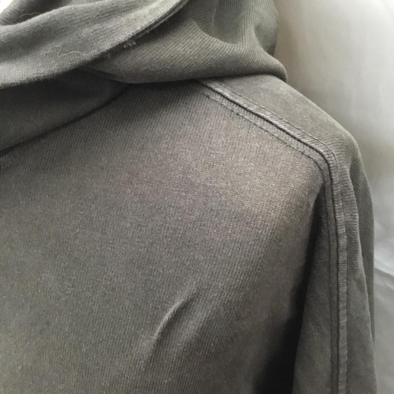 ヌビアン NUBIAN パーカー 長袖 長袖パーカー フード付きパーカー 長袖カットソー 無地 黒 / ブラック /  メンズ USED 古着 中古 10114063