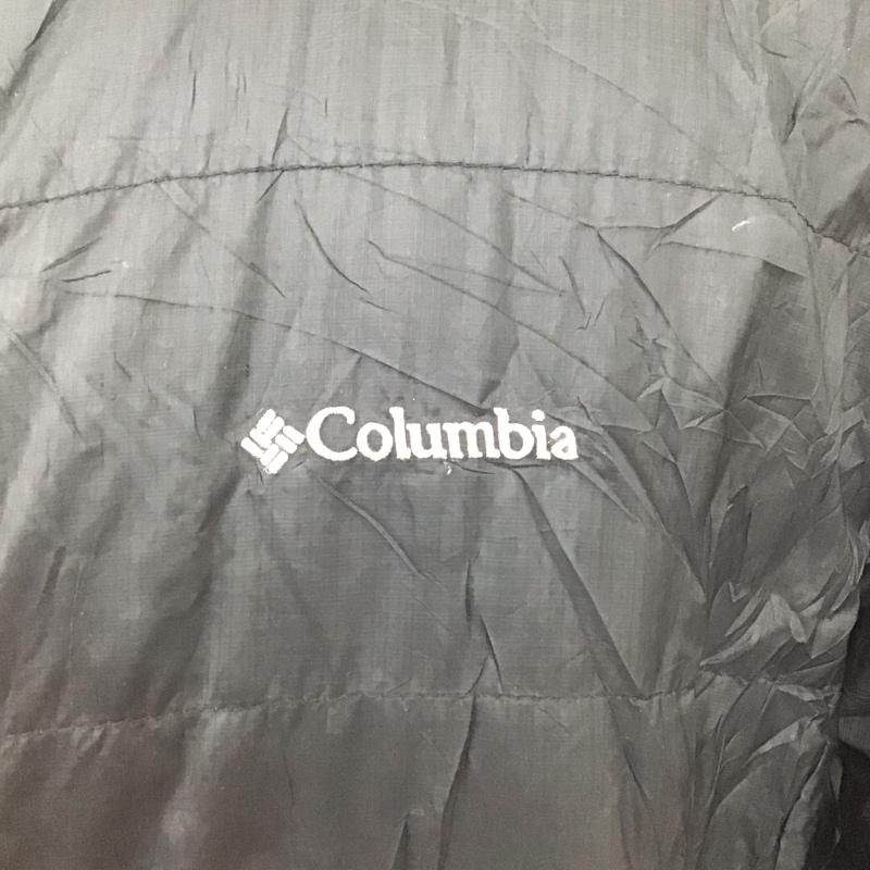 コロンビア Columbia ジャケット、上着 ジャンパー、ブルゾン ジップアップジャケット ジャンパー ジャケット カジュアルジャケット アウター ロゴ、文字 黒 / ブラック /  メンズ USED 古着 中古 10116000