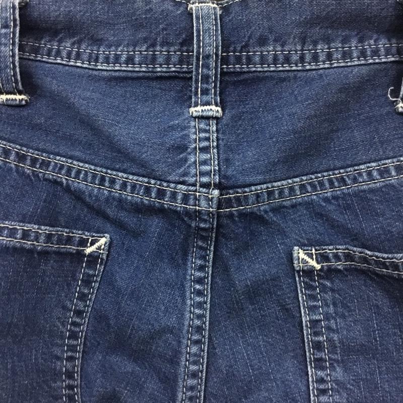 リー Lee パンツ デニム、ジーンズ 08288 ハーフパンツ ペインターパンツ 32 ロゴ、文字 青 / ブルー /  メンズ USED 古着 中古 10119852