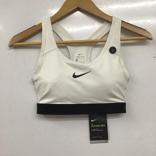 ナイキ NIKE トップス トップス 823313-100 ナイキプロ アップデーテッドブラ スポーツブラ タグ付き S ロゴ、文字 白 / ホワイト / X 黒 / ブラック /  レディース USED 古着 中古 10135548