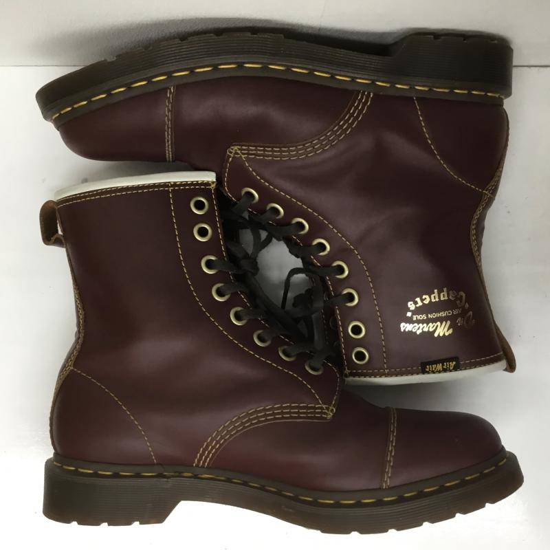 ドクターマーチン Dr.Martens ブーツ 一般 CAPPERS 8ホールブーツ US：11 ロゴ、文字 ボルドー / ボルドー /  メンズ USED 古着 中古 10108140