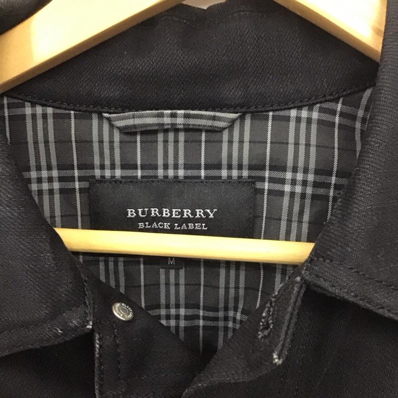 バーバリーブラックレーベル BURBERRY BLACK LABEL ジャケット、上着 ジャケット、ブレザー D1F32-152-09 ジージャン M 無地 黒 / ブラック /  メンズ USED 古着 中古 10112164