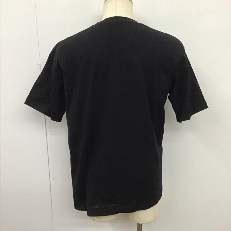 ナイトレイド nitraid Tシャツ 半袖 半袖カットソー プリントTシャツ クルーネックカットソー L プリント 黒 / ブラック /  メンズ USED 古着 中古 10122979