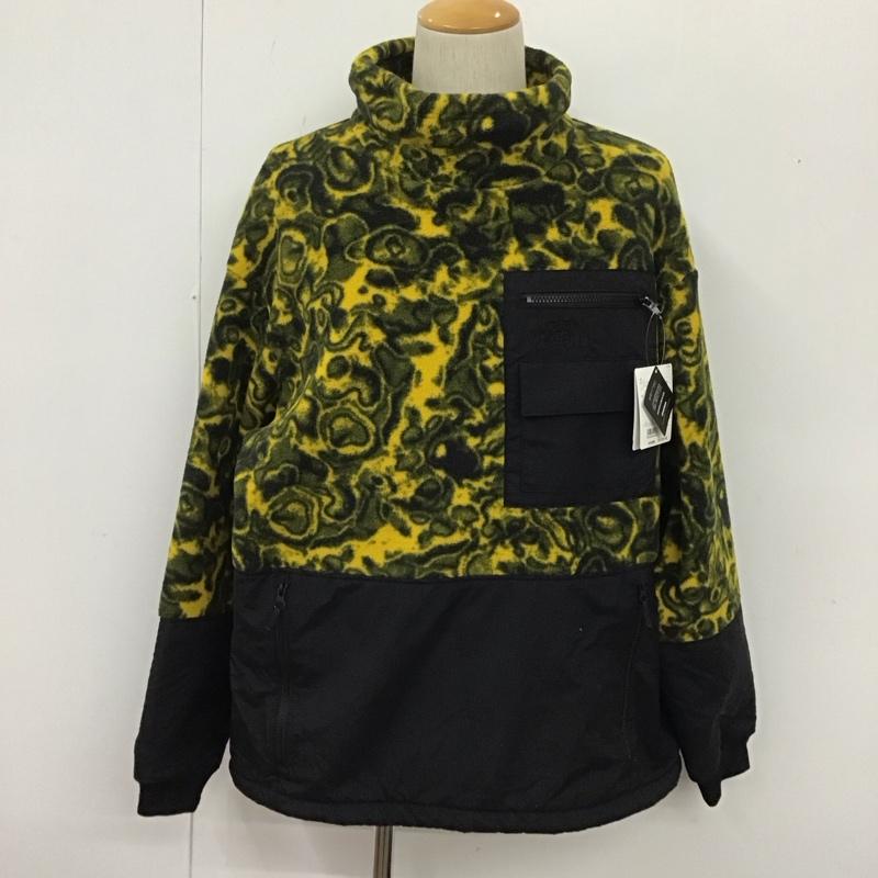 ザノースフェイス THE NORTH FACE ジャケット、上着 ジャケット、ブレザー nl71962 94RAGEClassicFleecePulloverJKT フリースジャケット プルオーバー L 総柄 黒 / ブラック / X 黄 / イエロー /  メンズ USED 古着 中古 10108681