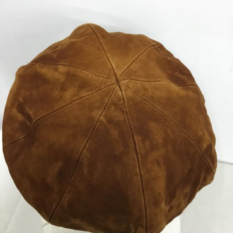 ゲンテン genten 帽子 キャップ dan genten キャスケット 無地 茶 / ブラウン /  メンズ USED 古着 中古 10143663