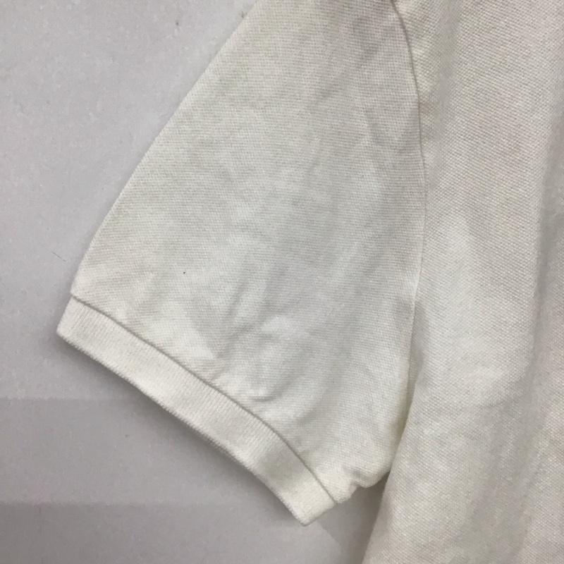 ポロラルフローレン POLO RALPH LAUREN ポロシャツ 半袖 半袖ポロシャツ カラーシャツ 半袖カットソー M ロゴ、文字 白 / ホワイト /  メンズ USED 古着 中古 10146834