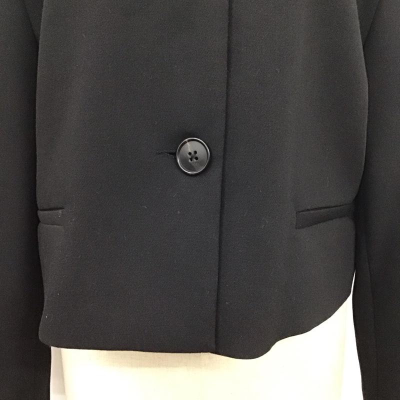 ザラ ZARA ジャケット、上着 ジャンパー、ブルゾン 9006 222 800 ショート丈 S 無地 黒 / ブラック /  レディース USED 古着 中古 10124985