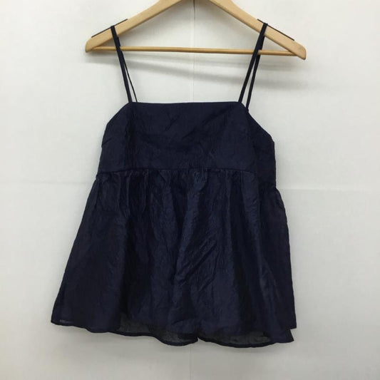 グローバルワーク GLOBAL WORK ベスト ベスト FREE 無地 紺 / ネイビー /  レディース USED 古着 中古 10137604