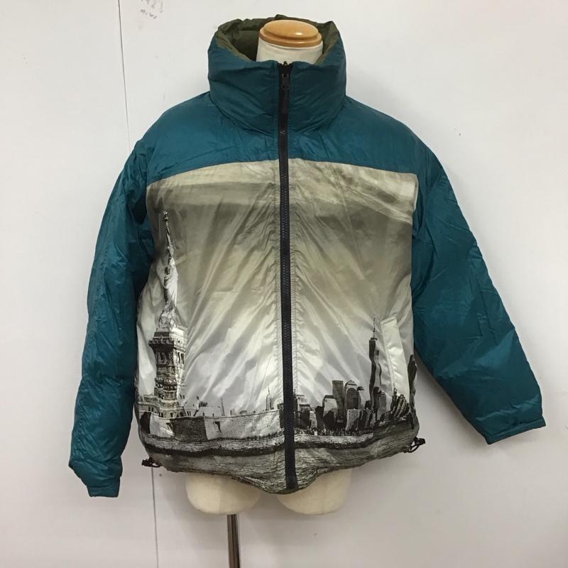 ショット schott ジャケット、上着 ダウンジャケット ジップアップジャケット ナイロンジャケット アウター ダウンジャケット M プリント マルチカラー / マルチカラー /  メンズ USED 古着 中古 10125100