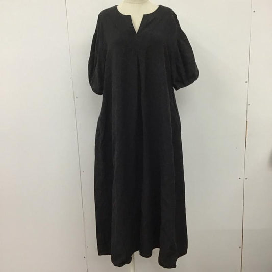 シンプリシテェ Simplicite ワンピース ロングスカート リネンワンピース 無地 黒 / ブラック /  レディース USED 古着 中古 10107338