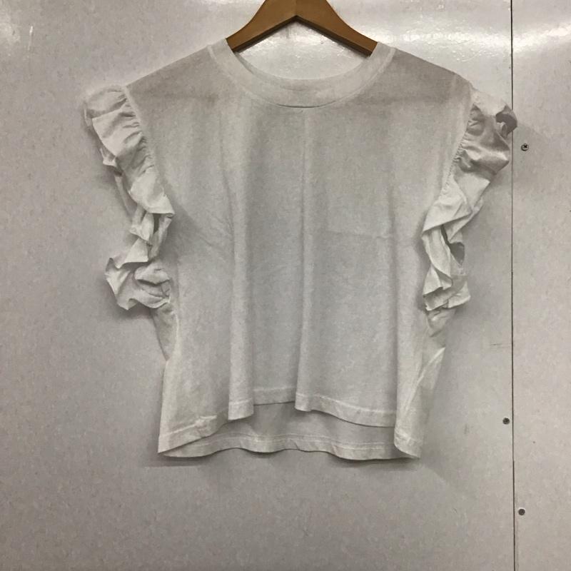 ザラ ZARA カットソー 半袖 S 無地 白 / ホワイト /  レディース USED 古着 中古 10141243
