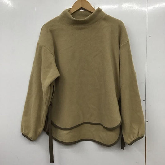 ユニクロ UNIQLO トップス トップス 241-443226 フリースオーバーサイズモックネックプルオーバー M 無地 ベージュ / ベージュ /  レディース USED 古着 中古 10139325
