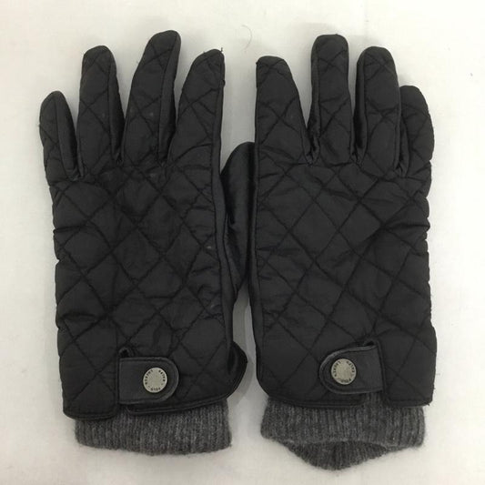 ポロラルフローレン POLO RALPH LAUREN ファッション小物 ファッション小物 キルティングレザーグローブ 無地 黒 / ブラック /  メンズ USED 古着 中古 10143976