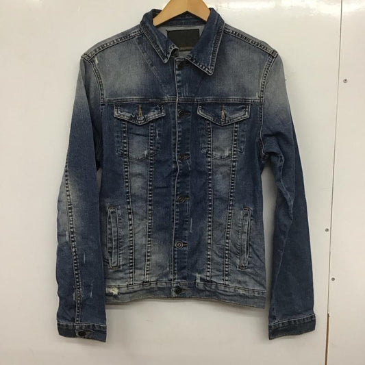 ザラ ZARA ジャケット、上着 ジャケット、ブレザー Gジャン 無地 水色 / ライトブルー /  レディース USED 古着 中古 10140383