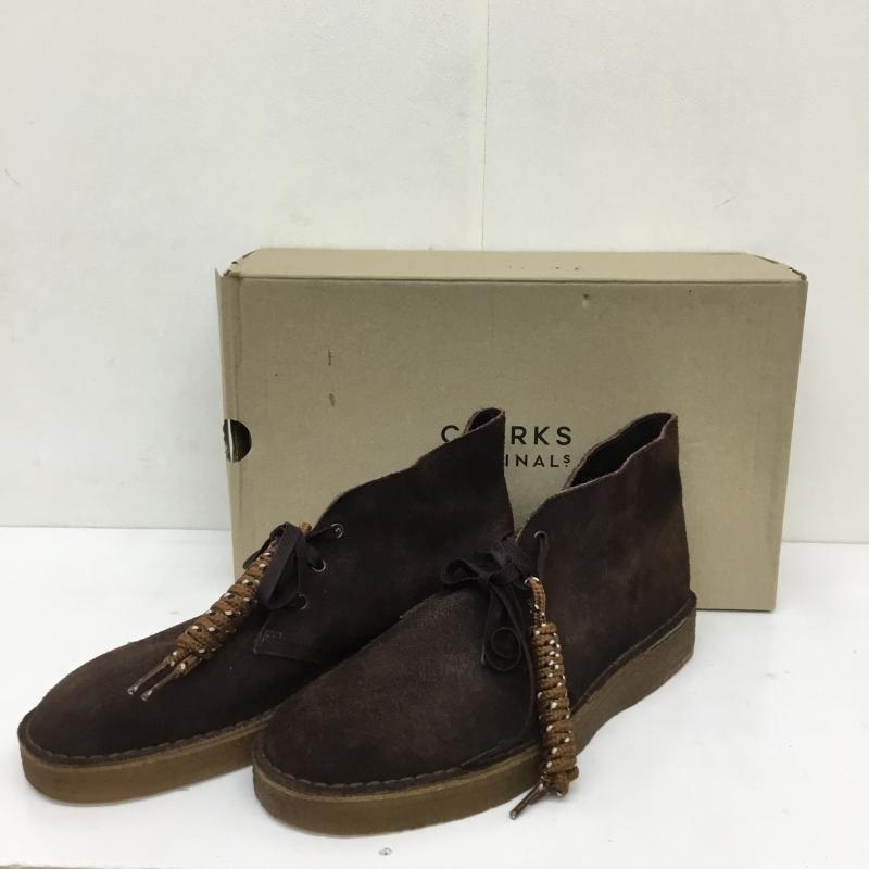 クラークス Clarks ブーツ ブーティ クラークス　デザートブーツ US：10.5 無地 茶 / ブラウン /  メンズ USED 古着 中古 10122726