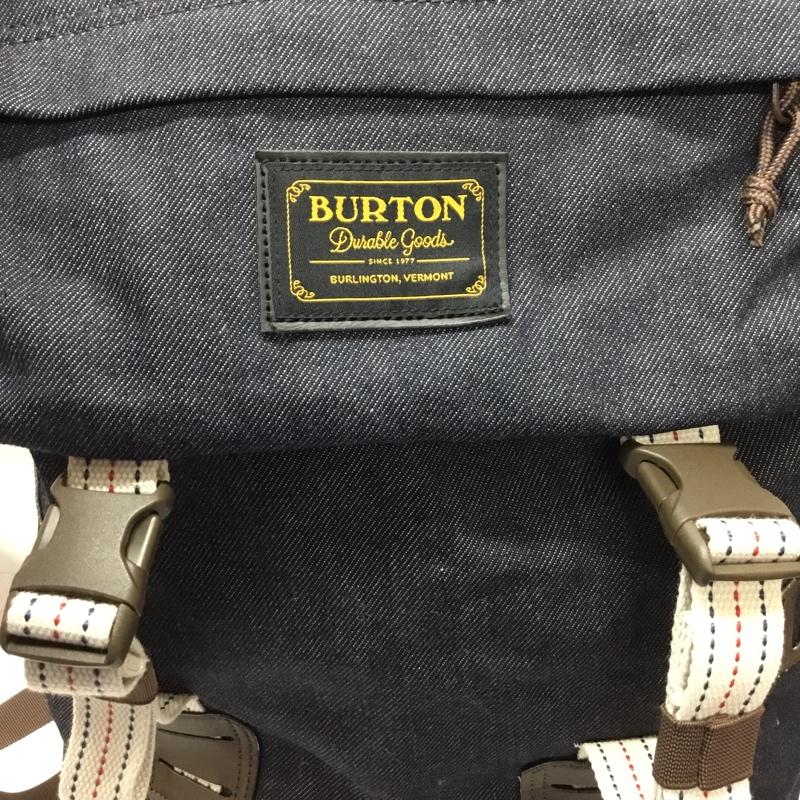 バートン BURTON リュックサック、デイパック リュックサック、デイバッグ デニム バックパック ロゴ、文字 インディゴ / インディゴ /  メンズ USED 古着 中古 10121498