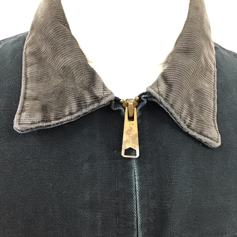 カーハート Carhartt ジャケット、上着 ジャケット、ブレザー 90s ufcw デトロイト ジップアップジャケット アウター 古着 ロゴ、文字 紺 / ネイビー /  メンズ USED 古着 中古 10119229
