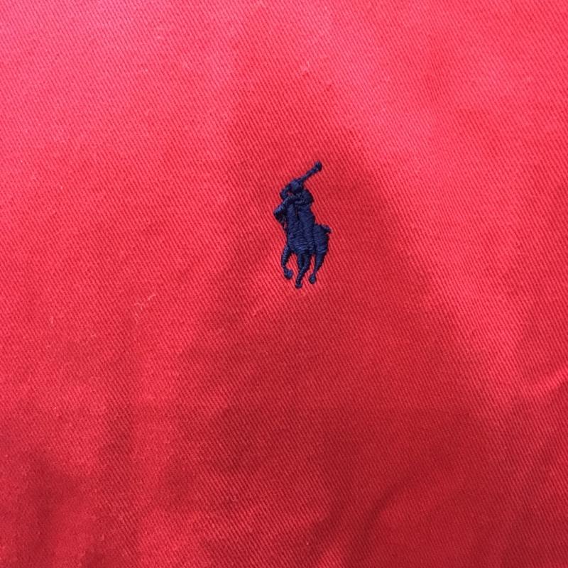 ポロバイラルフローレン Polo by RALPH LAUREN ジャケット、上着 ジャンパー、ブルゾン ジップアップジャケット ジャンパー ジャケット カジュアルジャケット アウター M ロゴ、文字 赤 / レッド /  メンズ USED 古着 中古 10120299