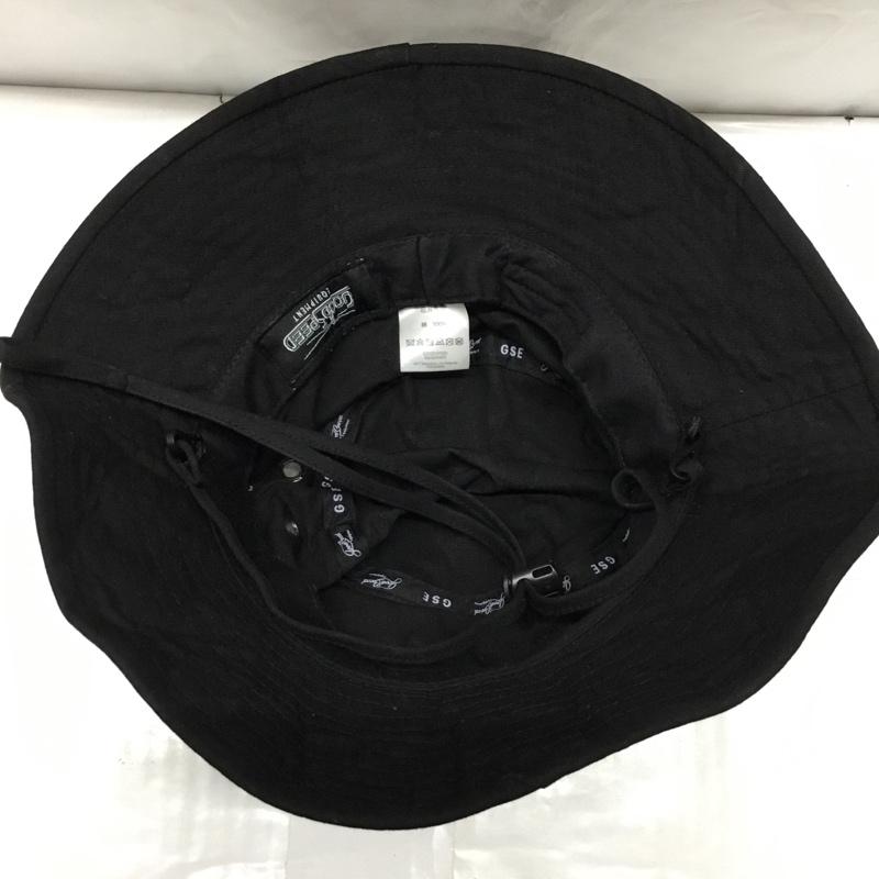 グッドスピード GOOD SPEED 帽子 ハット サファリハット ワンポイント 黒 / ブラック /  メンズ USED 古着 中古 10113967