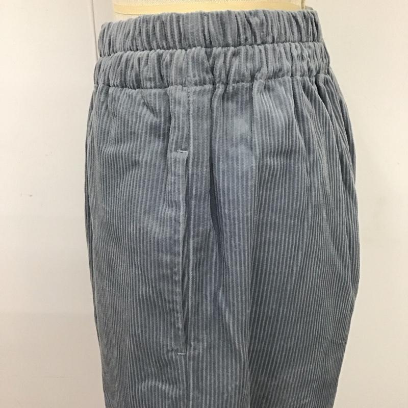 サマンサモスモスブルー Samansa Mos2 blue ボトムス ボトムス コーデュロイ FREE 無地 水色 / ライトブルー /  レディース USED 古着 中古 10121714