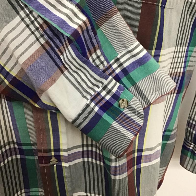 タウンクラフト TOWNCRAFT シャツ、ブラウス 長袖 長袖シャツ チェックシャツ カラーシャツ ボタンダウンシャツ L チェック マルチカラー / マルチカラー /  メンズ USED 古着 中古 10125744